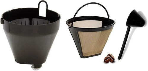Cuisinart Filter Basket and Gold Tone Permanent filter Bundle W/Scoop (Compatible with DCC-1100, 1150, & 1170)