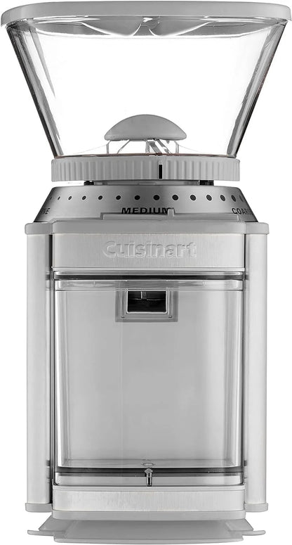 Cuisinart Coffee Grinder, Electric One-Touch Automatic Burr Coffee Grinder with 18-Position Grind Selector, Cup Size Selector for 4 – 18 Cups, Cool Gray Stainless Steel