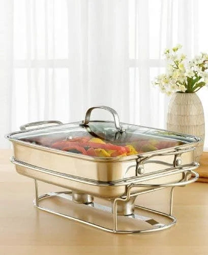 Cuisinart Classic Entertaining Collection 12-Inch, 5-Quart Stainless Rectangular Buffet Server, 7BSRT-31