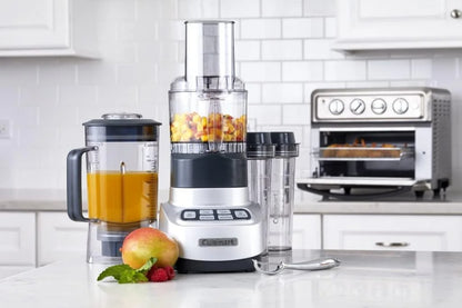 Cuisinart BFP-650P1 Velocity Ultra Trio 1-HP Blender/Food Processor with Travel Cups, Die Cast
