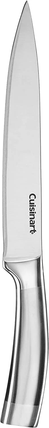 CUISINART Block Knife Set, 15pc Cutlery Knife Set with Steel Blades for Precise Cutting, Lightweight, Stainless Steel, Durable & Dishwasher Safe, C99SS-15P (Pack of 2)