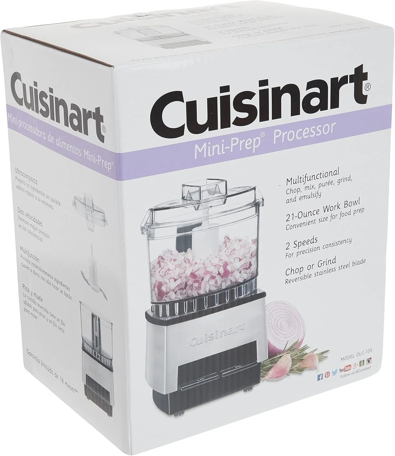 Cuisinart Mini PREP Food Processor Custom, 2.63 Cup, Silver
