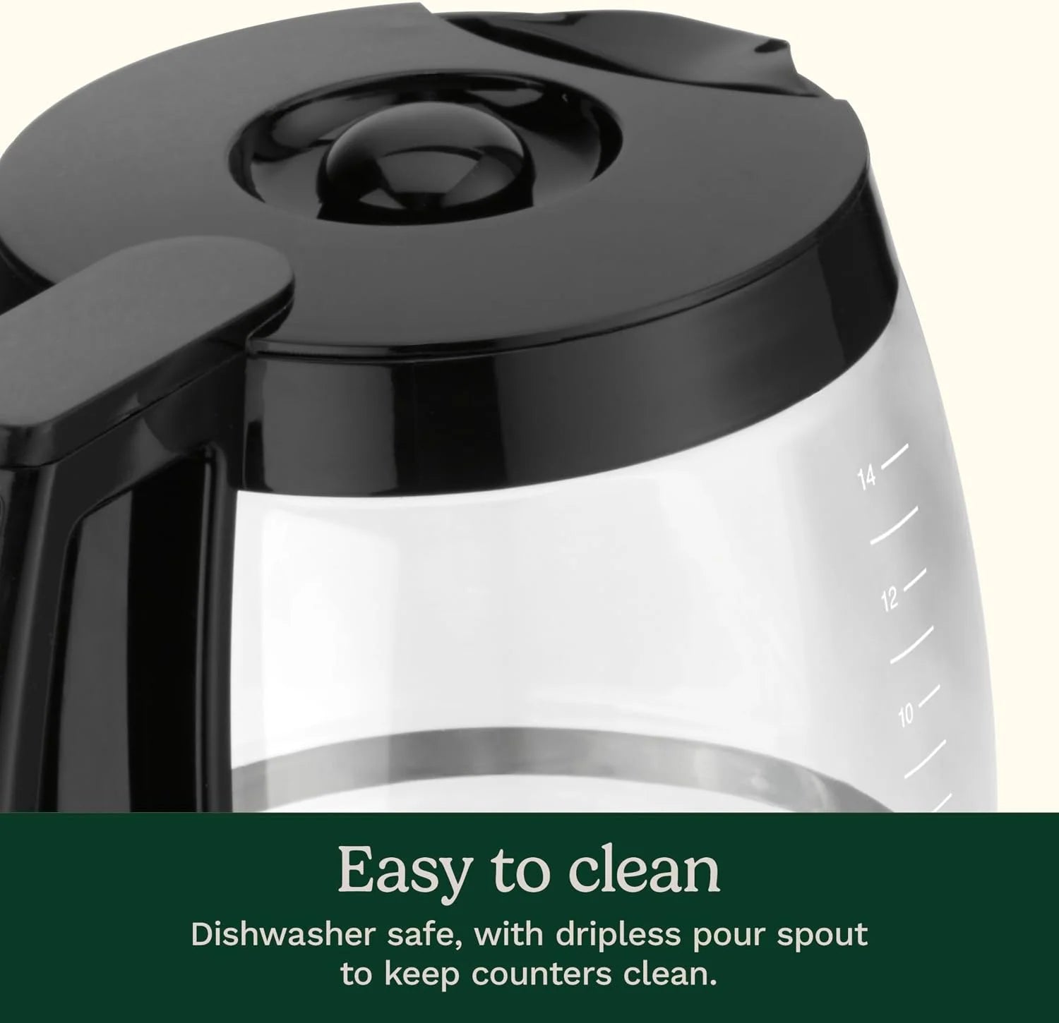 Cuisinart 14-Cup Replacement Carafe for Coffee Maker, DCC-2200RC