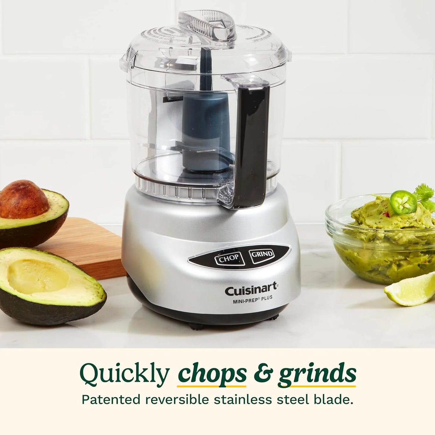 Cuisinart Mini Food Processor, Reversible Blade, 3-Cup Capacity