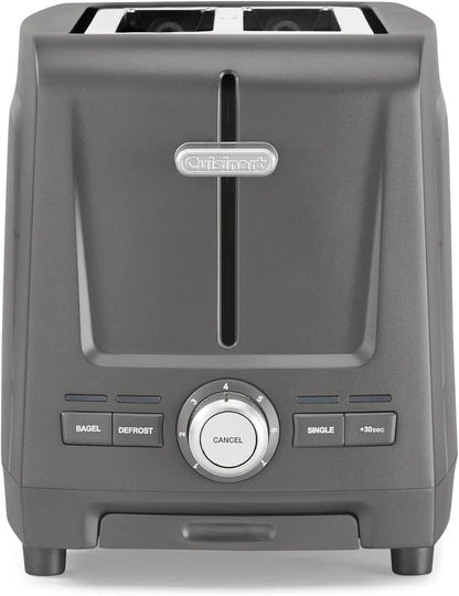 Cuisinart Core Collection 2-Slice Toaster | Extra-Long Slots for Artisan Bread | Bagel Setting |High-Lift Quickview™ | Single Slice & Defrost Functions | +30sec Toast Boost |Removable Crumb Tray