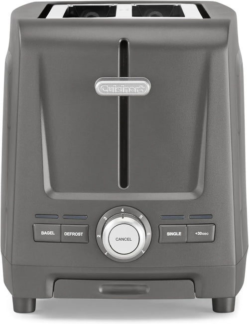Cuisinart Core Collection 2-Slice Toaster | Extra-Long Slots for Artisan Bread | Bagel Setting |High-Lift Quickview™ | Single Slice & Defrost Functions | +30sec Toast Boost |Removable Crumb Tray