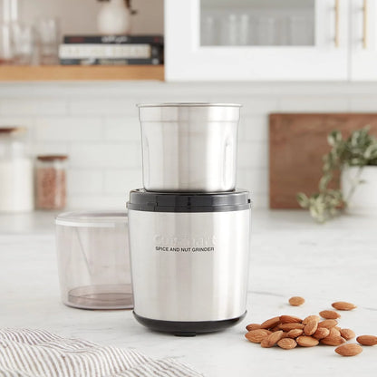 Cuisinart Spice and Nut Grinder, Push-Top Lid for On/Off, Dishwasher Safe