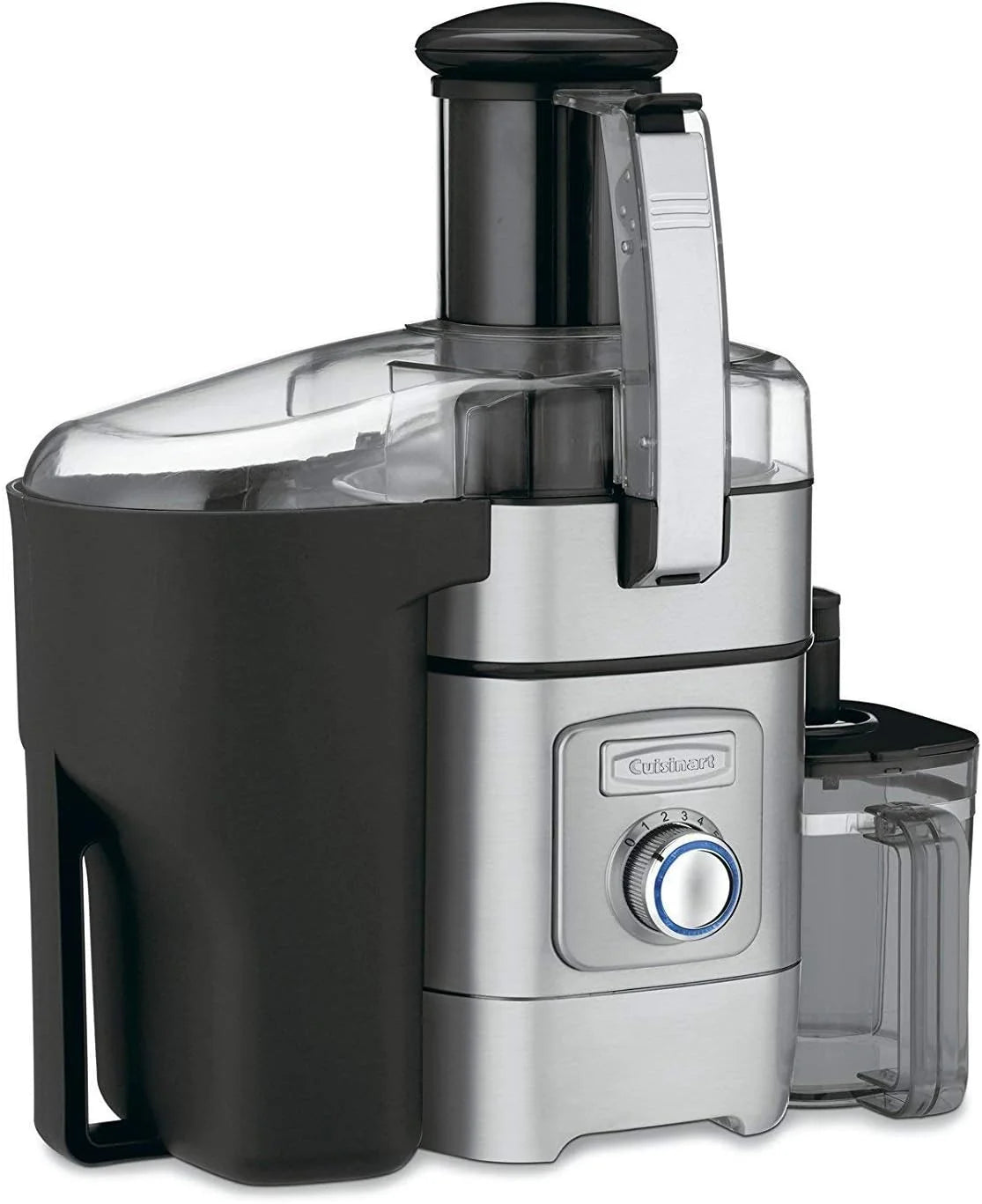 Cuisinart Juicer Machine, Die-Cast Juice Extractor for Vegetables, Lemons, Oranges & More, CJE-1000P, Silver/Black