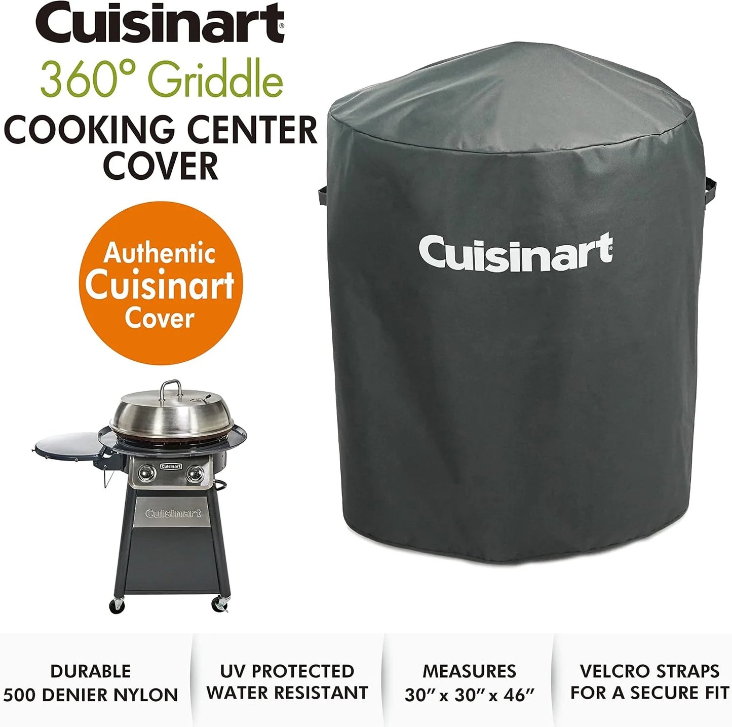 Cuisinart CGWM-003 360° Griddle Cooking Center Cover, Black