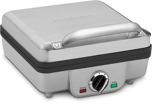 Cuisinart Belgian Waffle Maker, 2-in-1 Nonstick Pancake Plates, 4 Pockets