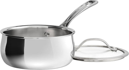 Cuisinart PureClad™ Triple-Ply 1.5 Qt. Stainless Steel Saucepan with Cover, PCT19-16