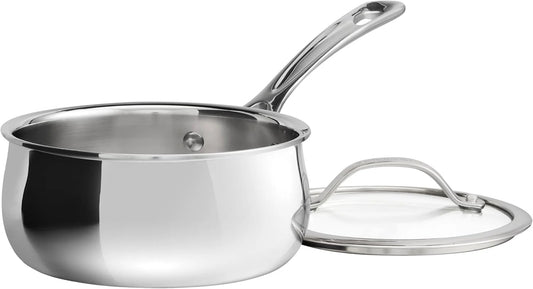 Cuisinart PureClad™ Triple-Ply 1.5 Qt. Stainless Steel Saucepan with Cover, PCT19-16