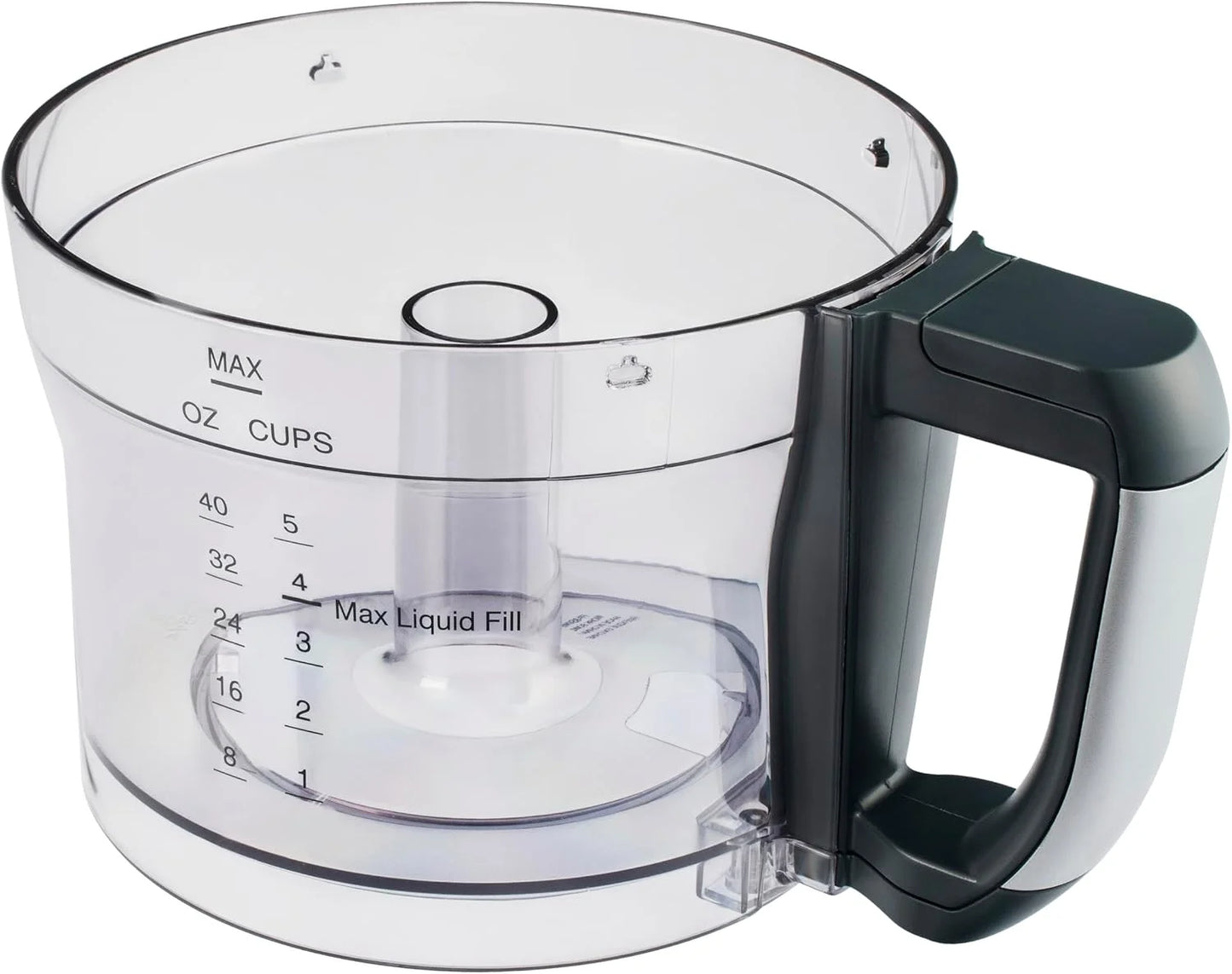 Cuisinart FP-8WB Replacement Work Bowl with White Handle Fits Models FP-8, FP-8MB, FP-8P1, FP-8SV, FP-8GM, & FP-8SVP1 Only OEM