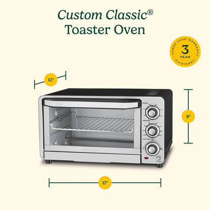 Cuisinart Toaster Oven Broiler, 1800W Countertop Design, 0.5 cu. ft.