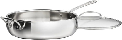 Cuisinart PureClad™ Triple Ply Stainless Steel 5.5 Qt. Saute Pan w/Cover