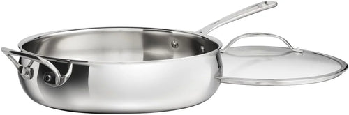Cuisinart PureClad™ Triple Ply Stainless Steel 5.5 Qt. Saute Pan w/Cover