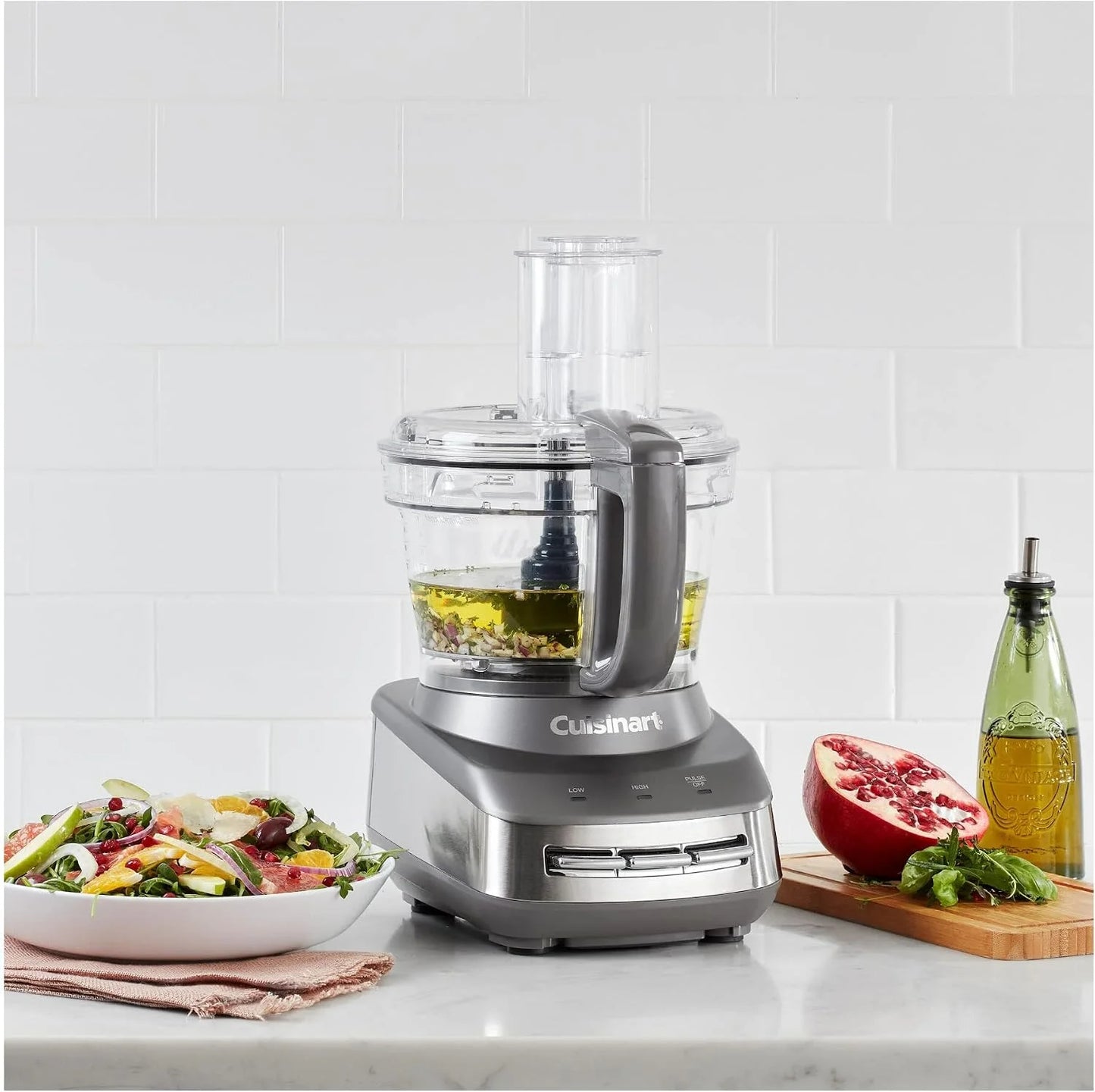 Cuisinart FP-110AG Core Custom 10-Cup Multifunctional Food Processor, Anchor Gray