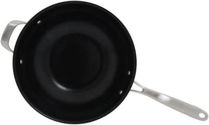Cuisinart GG26-30H GreenGourmet Hard-Anodized Nonstick Stir-Fry Wok with Glass Cover 12-Inch