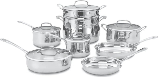 Cuisinart Contour Stainless 13-Piece Cookware Set