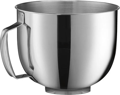 Cuisinart Stand Mixer, 12 Speed, 5.5 Quart Stainless Steel Bowl, Chef’s Whisk, Mixing Paddle, Dough Hook, Splash Guard w/ Pour Spout, White Linen, SM-50NAS, Manual