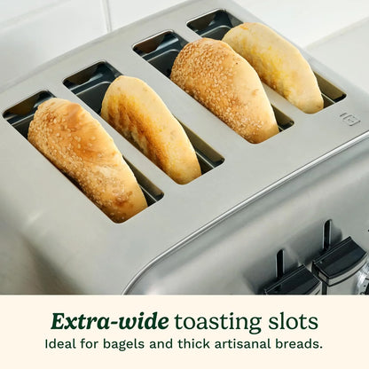 Cuisinart Toaster, Extra-Wide Slots, Stainless Steel, 4-Slice