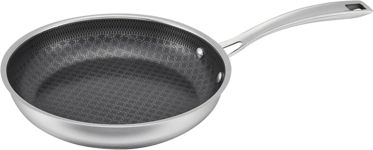 Cuisinart FusionPlus Hybrid Stainless Steel Pan, Nonstick & Oven Safe, 8”