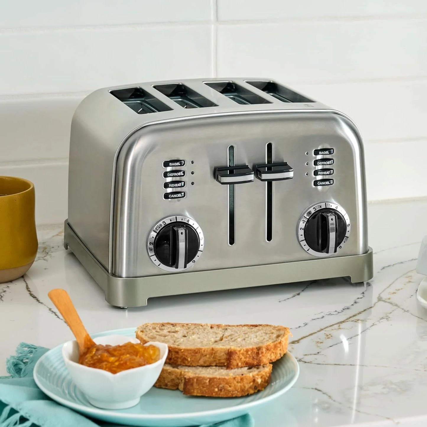 Cuisinart Toaster, Extra-Wide Slots, Stainless Steel, 4-Slice