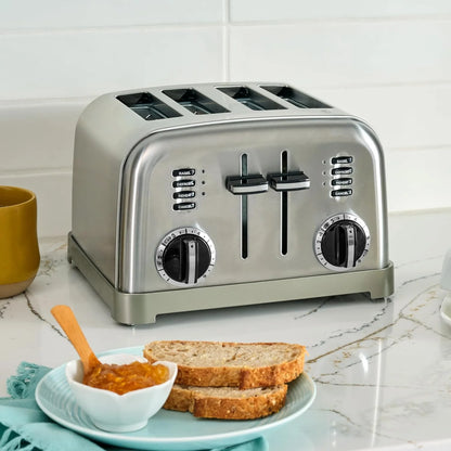 Cuisinart Toaster, Extra-Wide Slots, Stainless Steel, 4-Slice