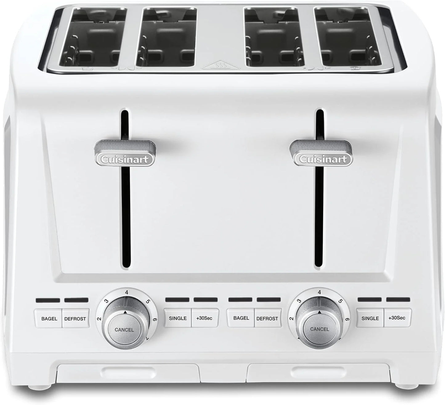 Cuisinart 4-Slice XL Slot Toaster, Extra-Wide Slots, 7 Shade Setting, White