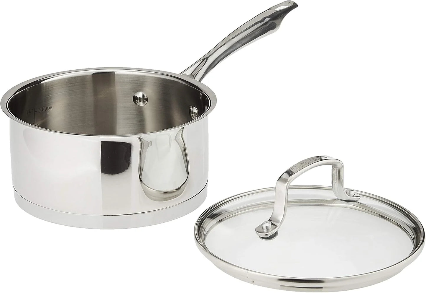 Cuisinart Professional Stainless Saucepan with Cover, 1.5-Quart, Stainless Steel,8919-16