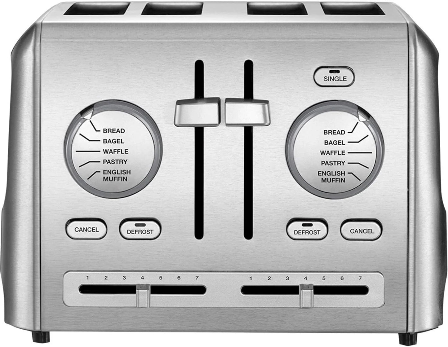 Cuisinart CPT-640P1 4-Slice Custom Select Toaster, Stainless Steel