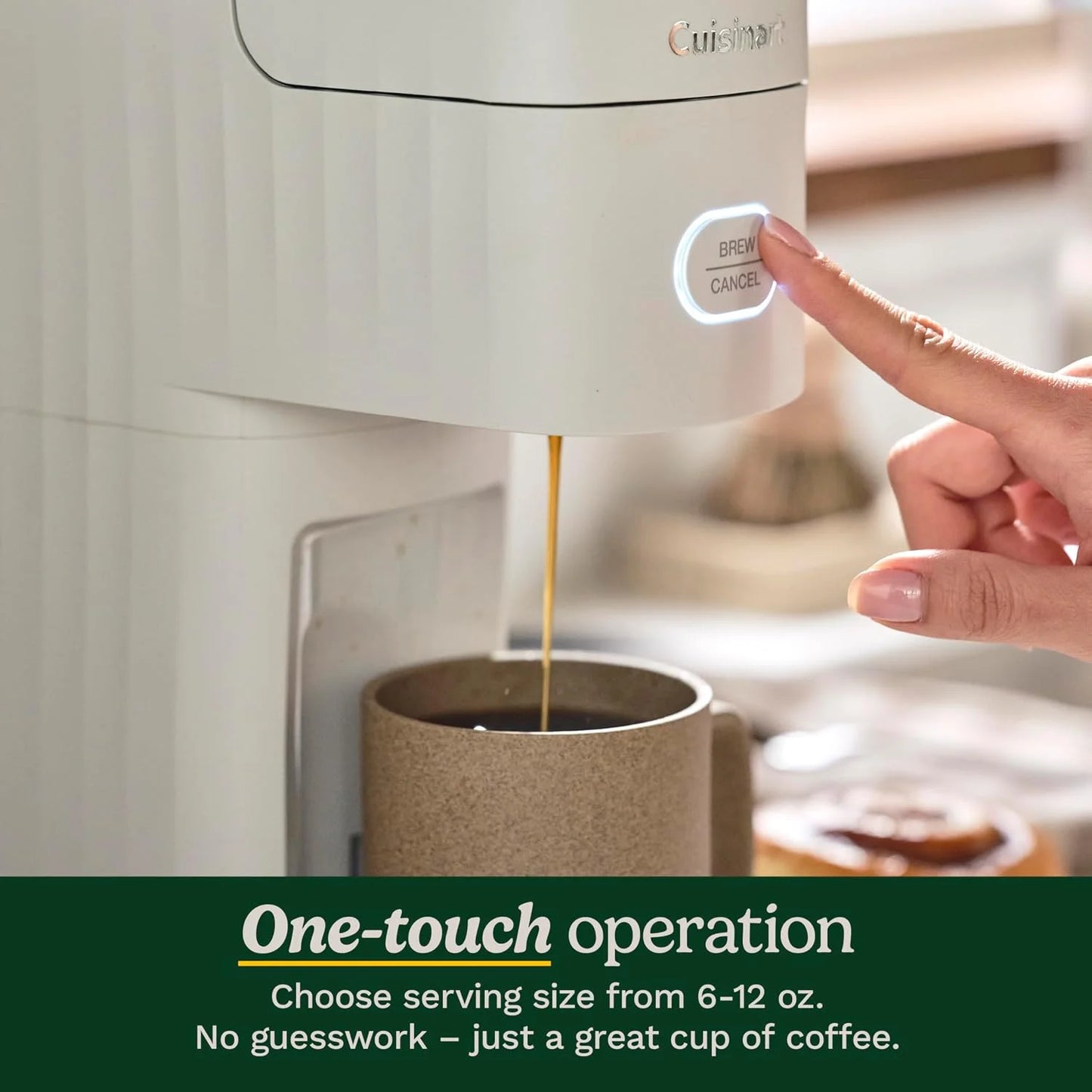 Cuisinart Soho™ Single-Serve Coffeemaker, Truffle, SS-7TR