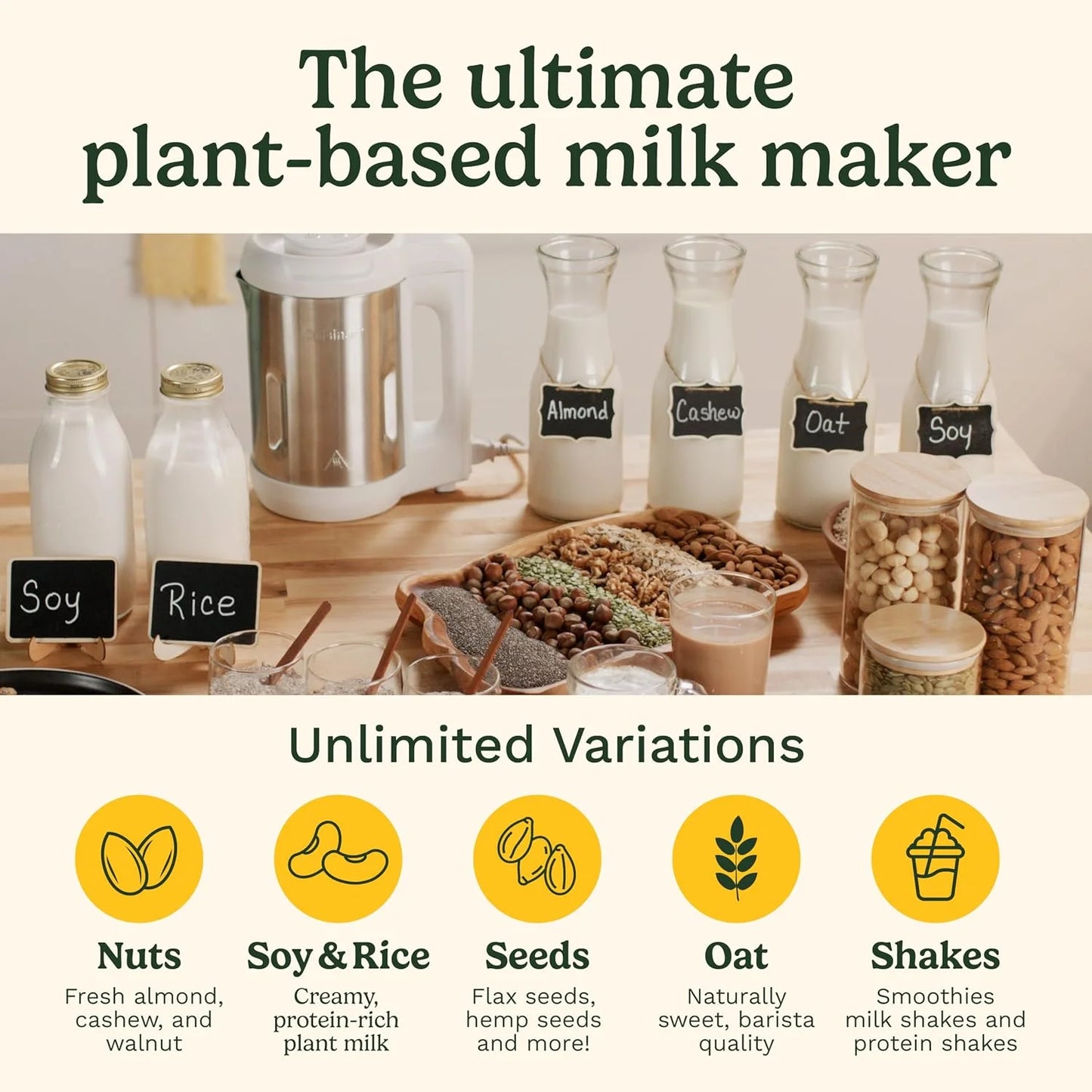 Cuisinart NutSmart 50 Oz Nut Milk Maker Machine