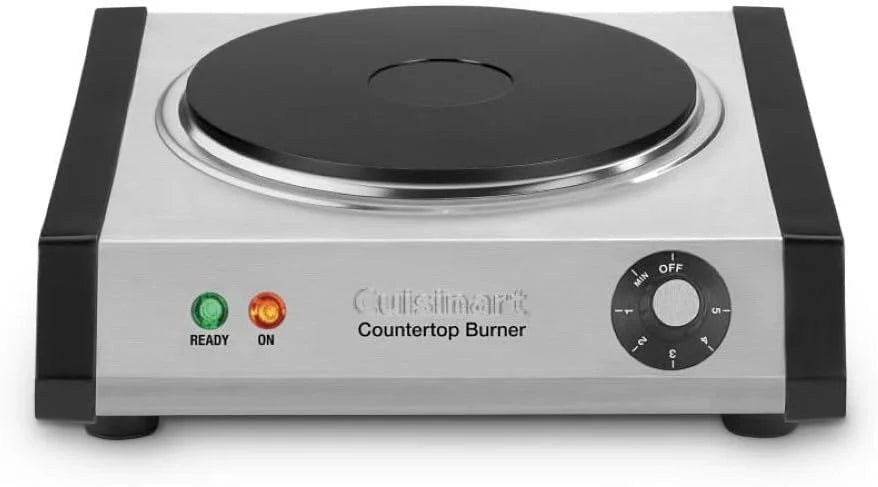 Cuisinart CB-30P1 Cast-Iron Single Burner, Stainless Steel