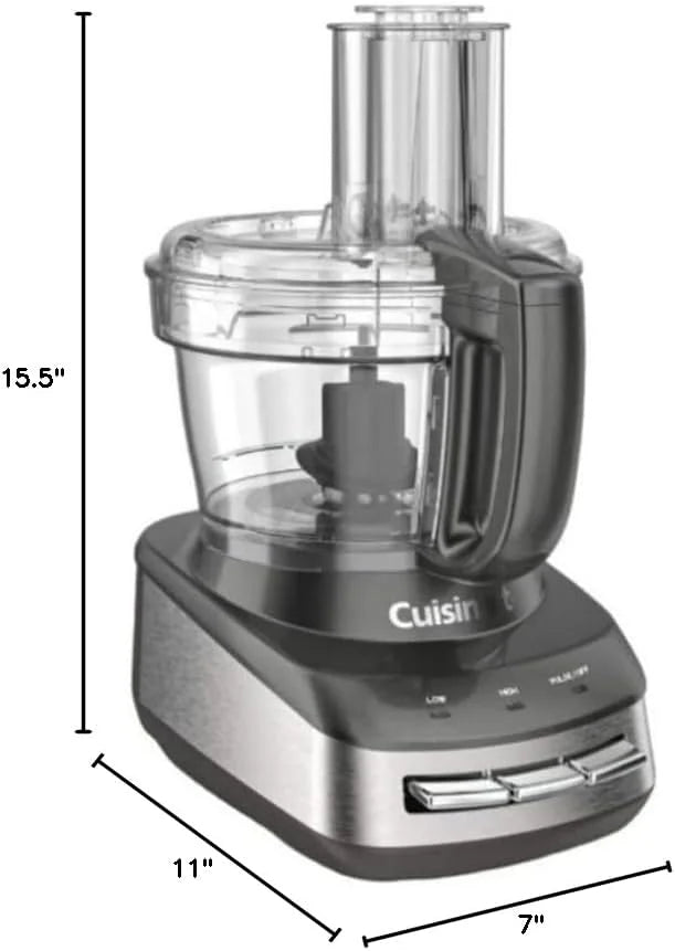 Cuisinart FP-110AG Core Custom 10-Cup Multifunctional Food Processor, Anchor Gray