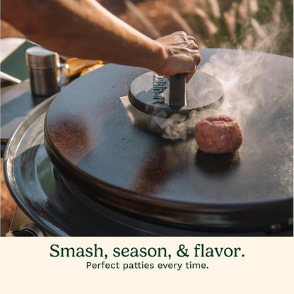 Cuisinart Smash Burger Press, Cast Iron, 6.5" Round Burger Smasher