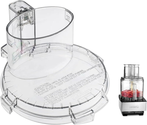 Cuisinart DFP-14NWBCT1 Replacement Clear Food Processor Work Bowl Cover, Tritan, Compatible Only with Bowl DLC-005AGTXT1, Fits Model DFP-14, Will Not Work with Your Current Bowl