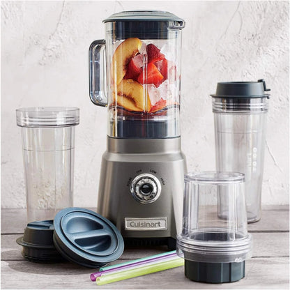 Cuisinart CPB-380P1 Hurricane Compact Juicing Blender, Gunmetal