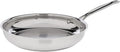 Cuisinart 10-Inch Open Skillet, Stainless Steel Skillet Large Kitchen Pan, Dishwasher Safe, Compatible with Induction, Electric, Gas Cooktops, Oven Safe Saucepan, Cool Grip Handles