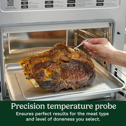 Cuisinart 15-in-1 Extra-Large Digital Air Fryer Oven with 9"x13" 2-in-1 Pan, Air Fry 4 Lbs of Wings, Cook a 13 Lb Turkey or 5+ Lb Chicken, Toast 9 Slices of Bread, and Bake a 13" Pizza, TOA-112