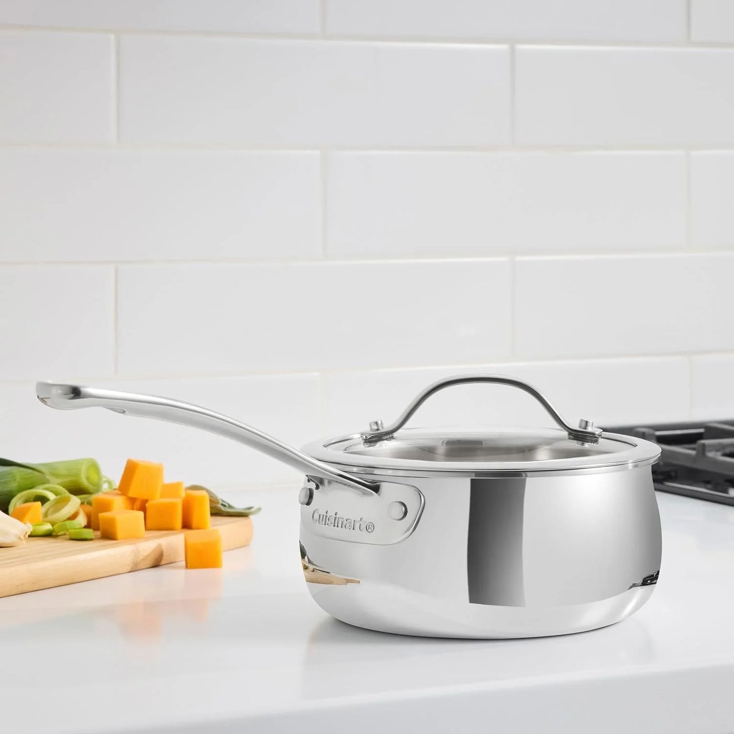 Cuisinart PureClad™ Triple-Ply 1.5 Qt. Stainless Steel Saucepan with Cover, PCT19-16