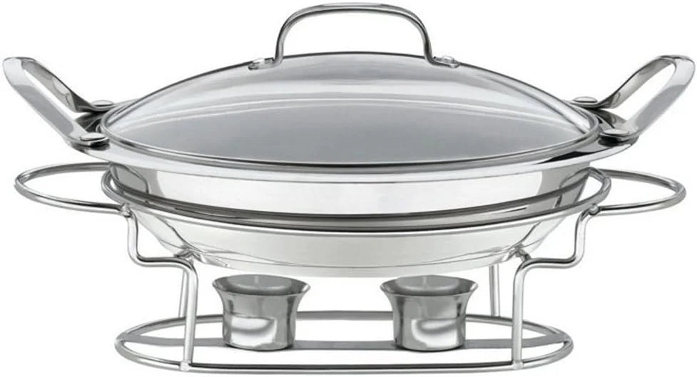Cuisinart 7BSR-28 Stainless 11-Inch Round Buffet Servers , Silver