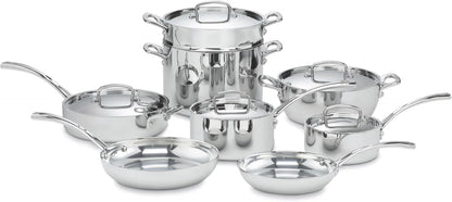 Cuisinart FCT-13 French Classic Tri-Ply Stainless 13-Piece Cookware Set