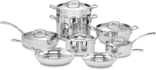 Cuisinart FCT-13 French Classic Tri-Ply Stainless 13-Piece Cookware Set