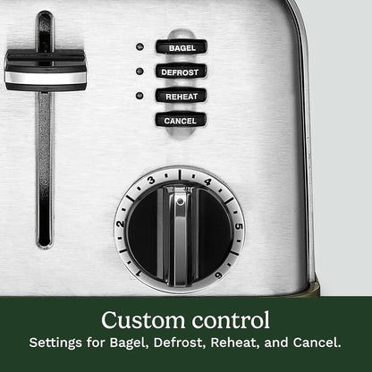 Cuisinart Toaster, Extra-Wide Slots, Stainless Steel, 4-Slice