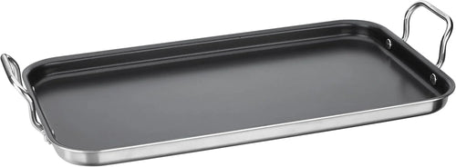 Cuisinart MultiClad Pro Triple Ply Stainless 10" x 18" Non-Stick Double Burner Griddle