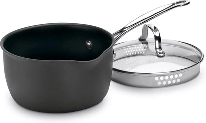 Cuisinart Chef's Classic Nonstick Hard-Anodized 2-Quart Cook and Pour Saucepan