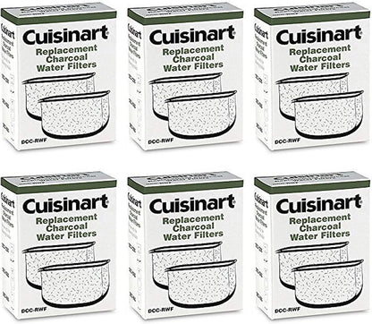 Cuisinart DCC-RWF-6PK (12 Filters) Charcoal Water Filters in Cuisinart DCC-RWF Retail Box