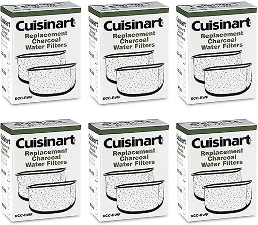 Cuisinart DCC-RWF-6PK (12 Filters) Charcoal Water Filters in Cuisinart DCC-RWF Retail Box