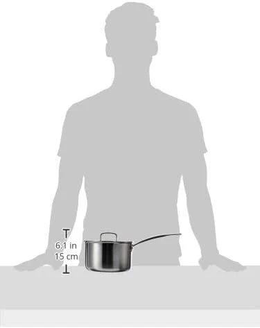 Cuisinart MCP193-18N Multiclad Pro Triple Ply Stainless 3-Quart Skillet, Saucepan w/Cover